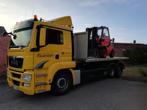 Industriefahrzeugetransport