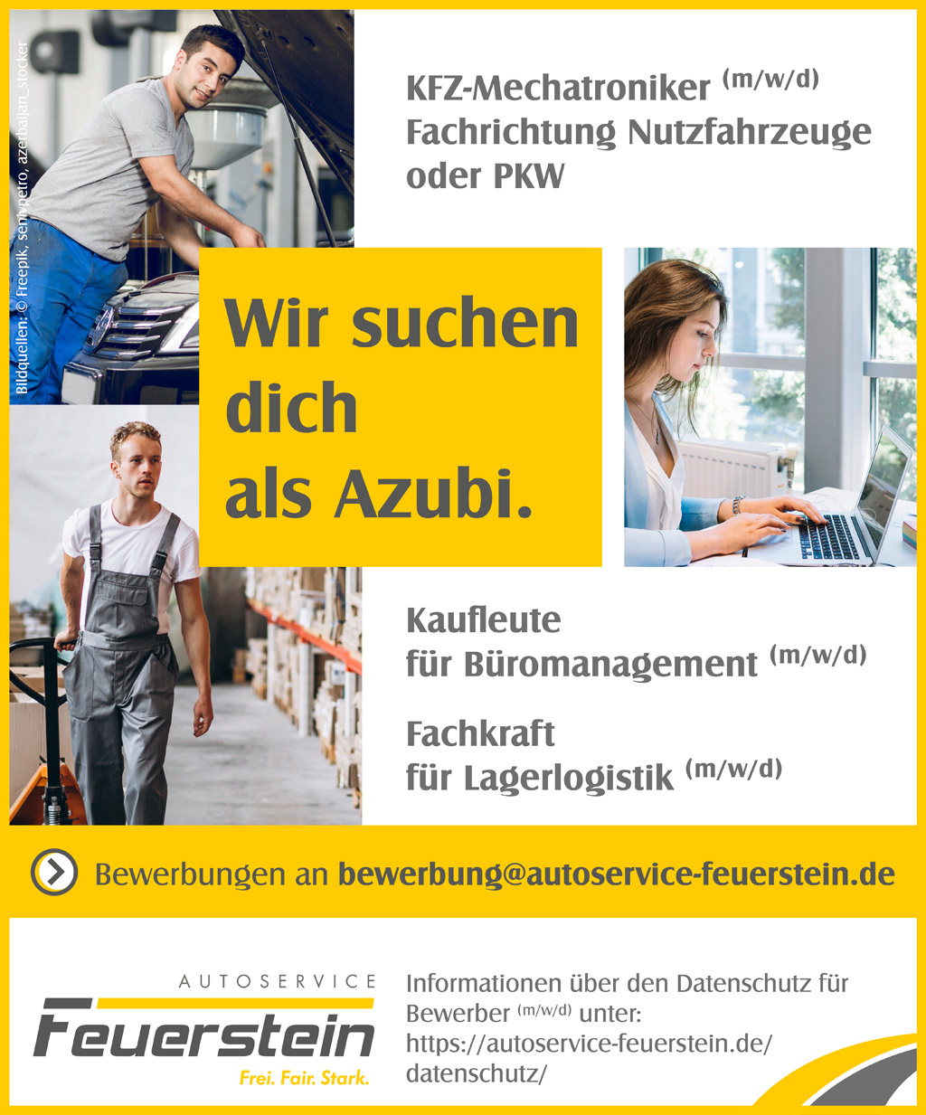 Aktuelle Stellenanzeigen von Autoservice Feuerstein