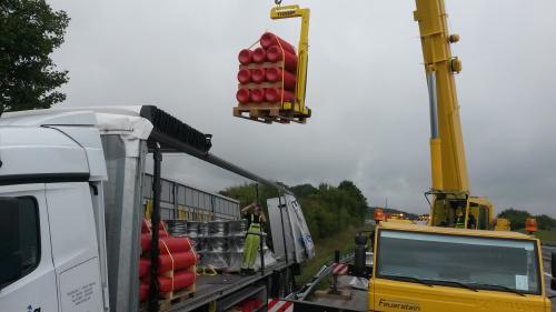 Waren abtransportieren