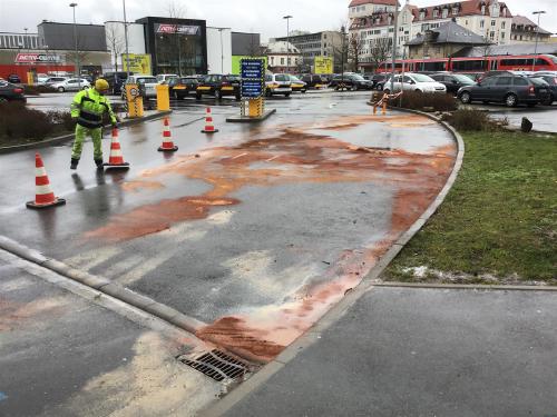 Parkplatzreinigung